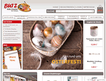 Tablet Screenshot of butz-kreativwelt.de